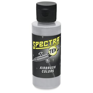 Open in modal - Badger Spectra Tex Airbrush Color - 2 oz, Metallic Silver