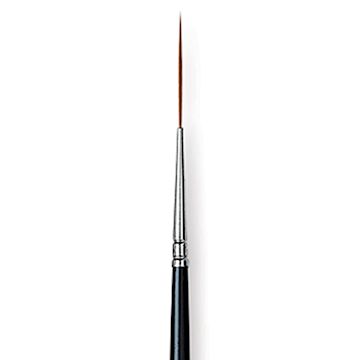 Open in modal - Da Vinci Kolinsky Red Sable Brush - Extra Long Pointed Liner, Long Handle, 5/0 close up