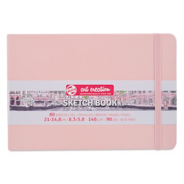 Open in modal - Royal Talens Art Creations Sketchbook - 5.8" x 8.3", Pastel Pink, front