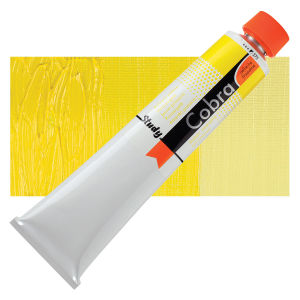 Royal Talens Cobra Study Water Mixable Oil Colors - Primary Yellow, 200 ml tube