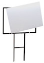 Styrene Sign Blank - White, 18" x 24"