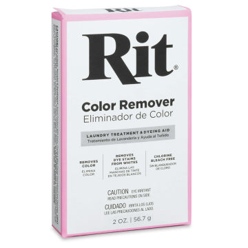 Rit Color Remover - Angled view of front of package