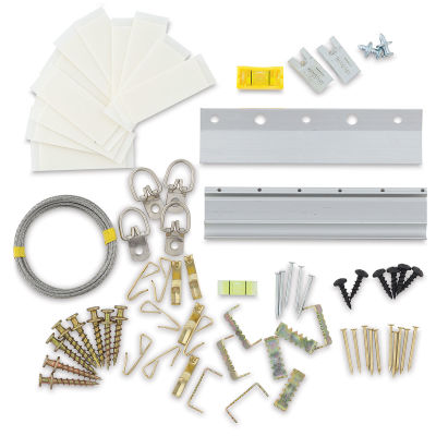 Hangman Picture and Poster Hanging Kit - Components of Kit
