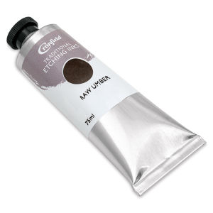 Cranfield Traditional Etching Ink - Raw Umber, 75 ml