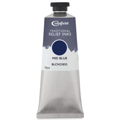Cranfield Traditional Relief Ink - Mid Blue, 75 ml