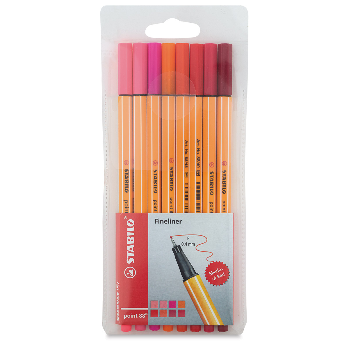 STABILO Point 88 Fineliner Pens, Color Parade Set of 20 – St. Louis Art  Supply