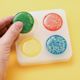 American Crafts Color Pour Drawer Knobs Silicone Mold (mold with resin knobs)