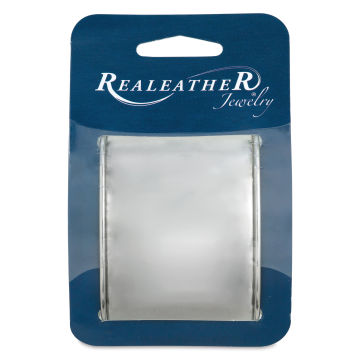 Realeather Metal Cuff Bracelet - 2" Wide, front of the packaging