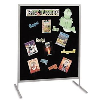 Open in modal - Multiplex Child Size Panel - Black Fabric, Hook & Loop Fabric, Gray Frame