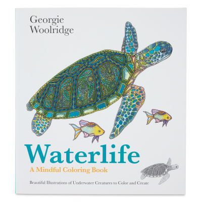 Waterlife: A Mindful Coloring Book (front cover)