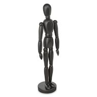 Black Wood Manikin