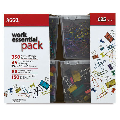 Acco Jumbo Pack of Clips and Pins