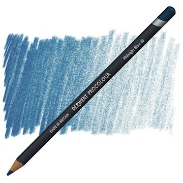 Open in modal - Derwent ProColour Colored Pencil - Midnight Blue pencil and swatch
