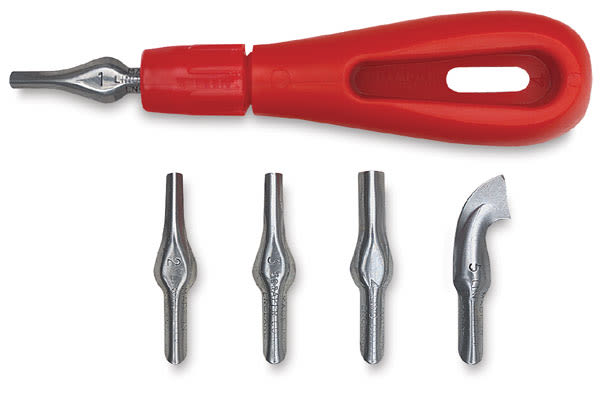 Essdee Lino Cutter with 5 Blades BLICK Art Materials