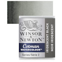 Winsor & Newton Cotman Watercolor - Iridescent Black, Half Pan