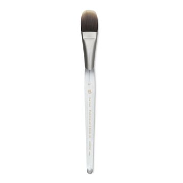 Open in modal - Princeton Synthetic Clear Handle Brush - Oval Wash, Short Handle, Size 3/4"