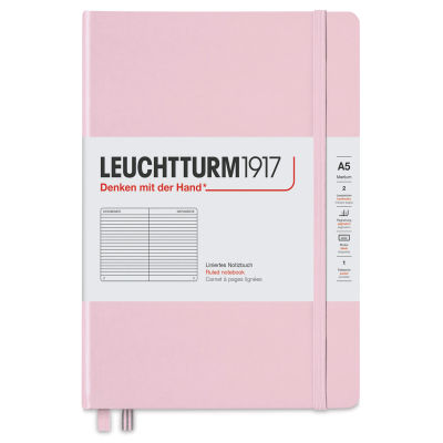 Leuchtturm1917 Ruled Hardbound Notebook - Powder, 5-3/4" x 8-1/4"