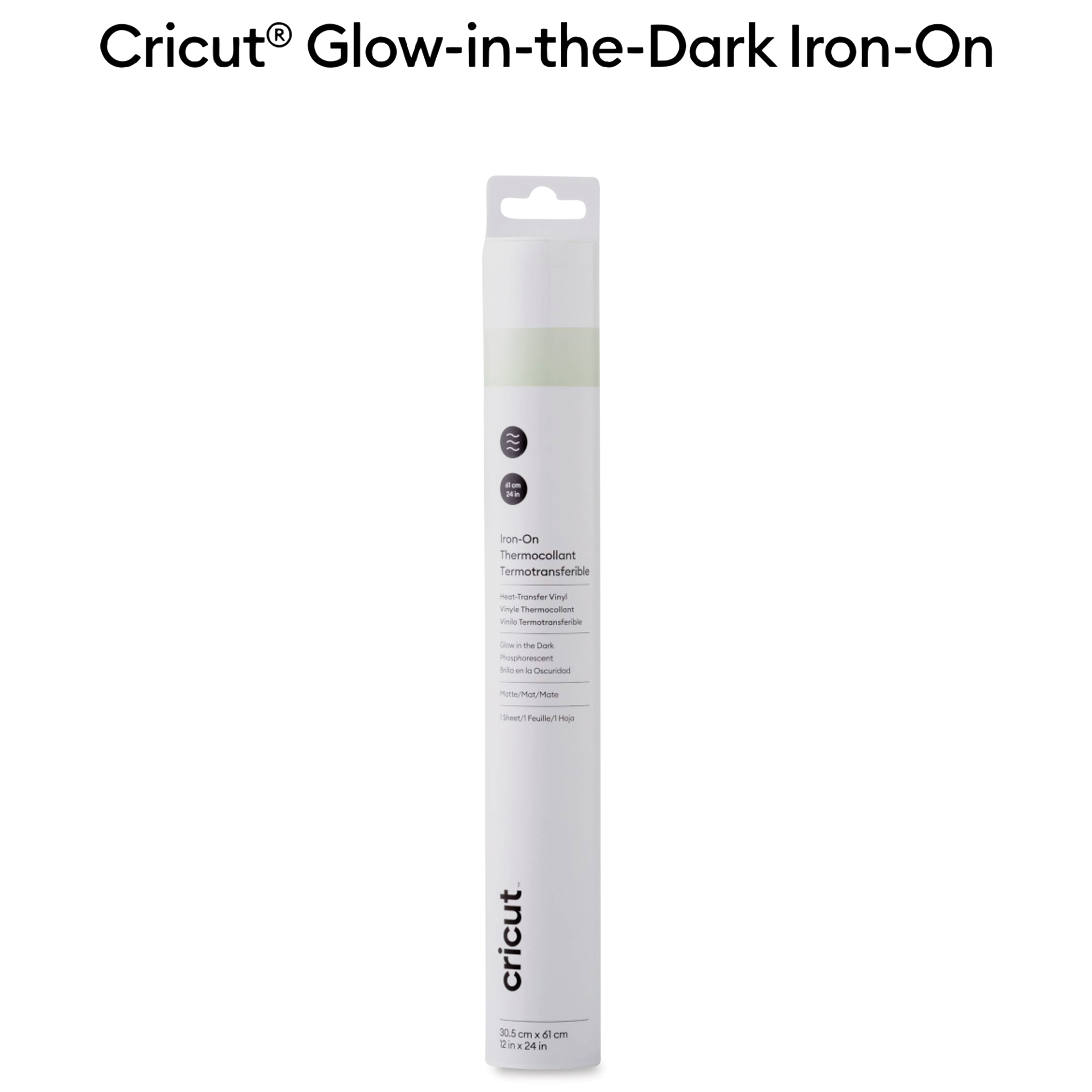 Cricut Glow-In-The-Dark Iron-On Heat Transfer Vinyl