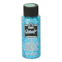 FolkArt Glitterific Acrylic Paint - Aqua