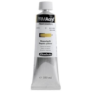 Open in modal - Schmincke Primacryl Professional Acrylic Paint - Naples Yellow, 150 ml Tube