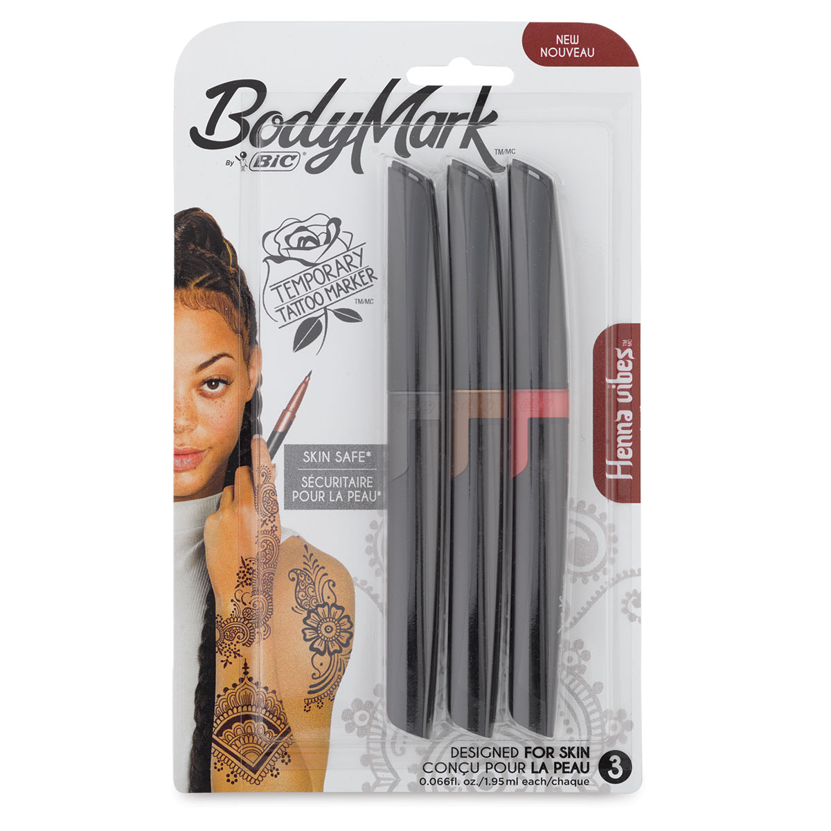 BodymarkByBIC are are skin-safe temporary body markersfind them in, Temporary Tattoo