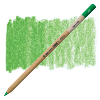 Bruynzeel Design Pastel Pencil - Apple Green 65 (swatch and pencil)