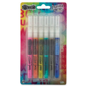Ranger Dylusions Paint Pens - Set 2 Colors, Pkg of 6