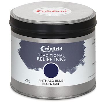 Open in modal - Cranfield Traditional Relief Ink - Phthalo Blue, 500 g