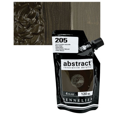 Sennelier Abstract Acrylic - Raw Umber, 120 ml pouch
