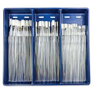Royal & Langnickel Clear Choice White Taklon Brush Sets