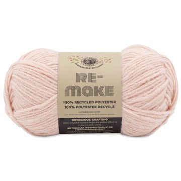 Open in modal - Lion Brand Yarn Re-Make Yarn - Pale Pink, 217 yds