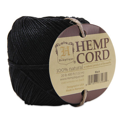 Hemptique Hemp Cord Ball - Black
