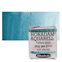 Schmincke Horadam Aquarell Watercolor - Deep Sea Green, Supergranulation, Half Pan