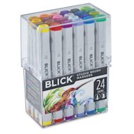 Blick Studio Brush Markers - Set of 24, Assorted Colors