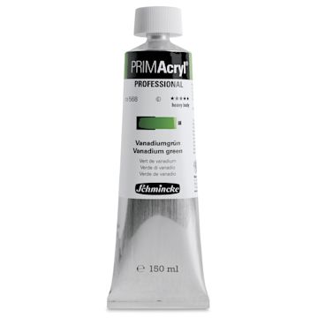 Open in modal - Schmincke Primacryl Professional Acrylic Paint - Vanadium Green, 150 ml Tube