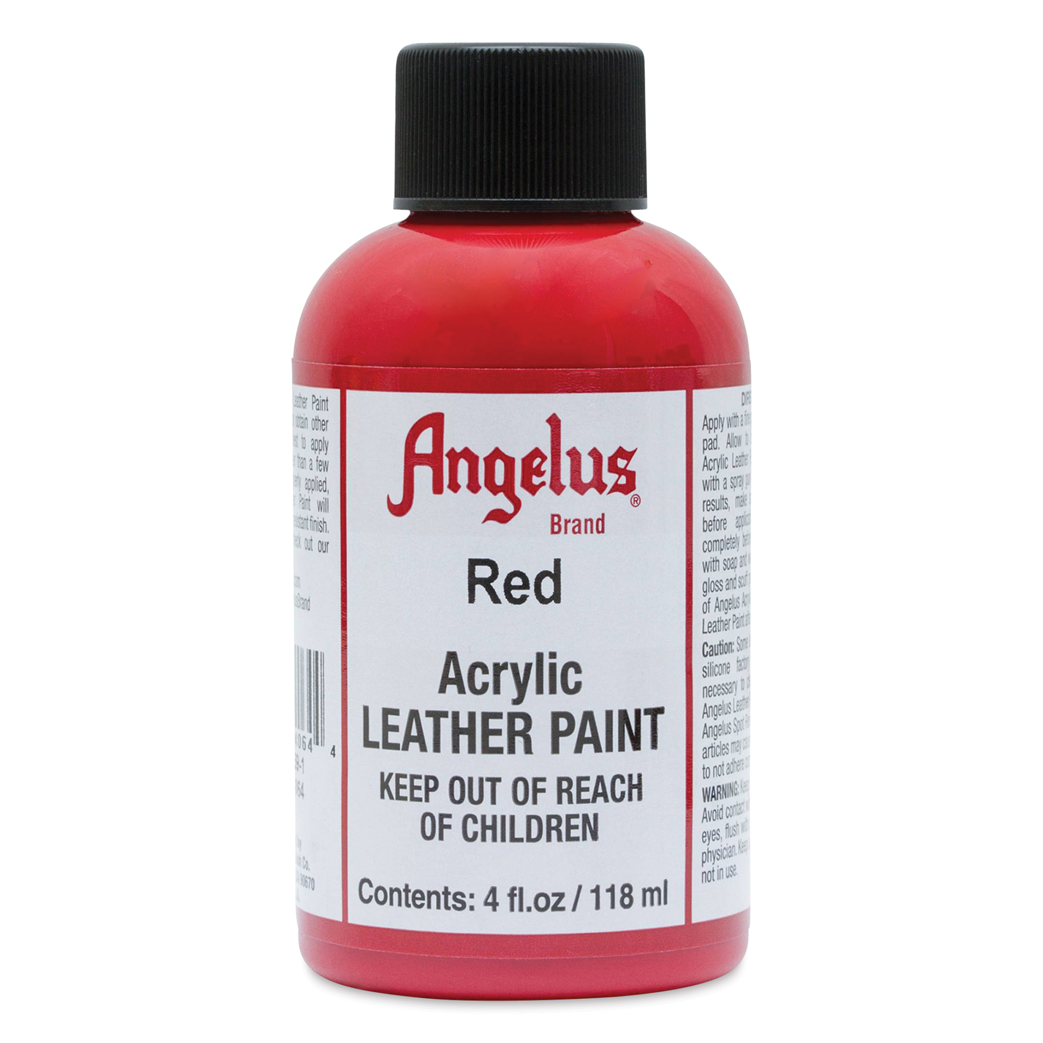 Angelus Acrylic Leather Paint - Red, 1 oz