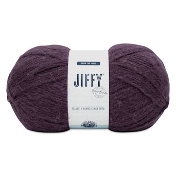 Open in modal - Lion Brand Jiffy Bonus Bundle Yarn - Eggplant, 681 yards