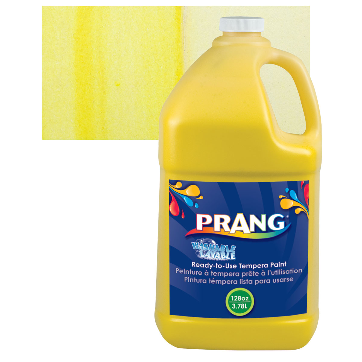 Prang Ready-To-Use Washable Tempera Paint - Yellow, Gallon