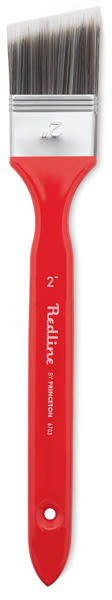 Princeton Redline Series 6700 Synthetic Brush - 2" Long Handled Angle Mottler shown