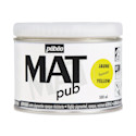 Pebeo Mat Pub Acrylic Paint - Fluorescent Yellow, 500 ml