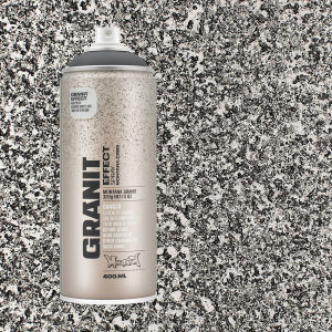Montana Granit Effect Spray - Grey, 11 oz (Spray can with swatch)