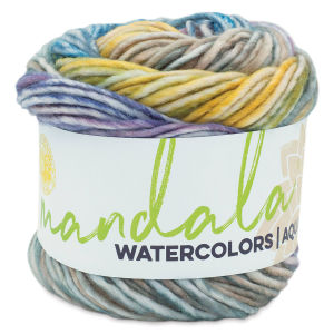 Lion Brand Mandala Watercolors Yarn - Wild Pansy, 164 yards