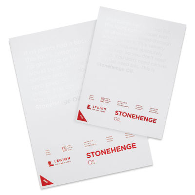 Legion Stonehenge Oil Pads in 9” x 12” and 12” x 16