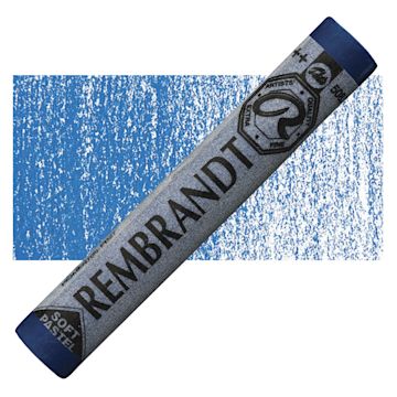 Open in modal - Rembrandt Soft Pastel - Prussian Blue 508.7 pastel and swatch