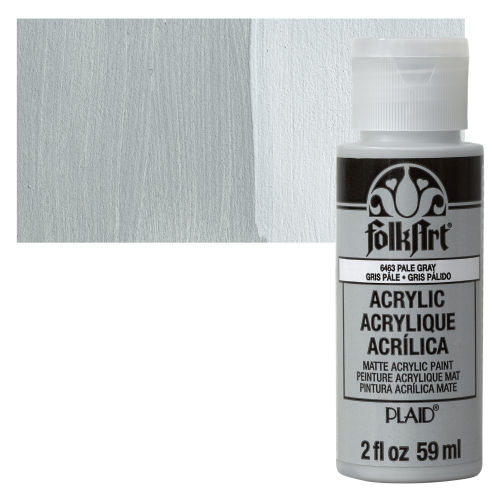 FolkArt Matte Acrylic Paint - Pure Black, 2 oz, Bottle