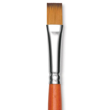 Raphael Golden Kaerell Brush - Flat, Short Handle, Size 10