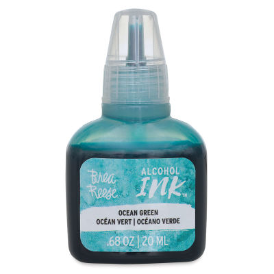 Brea Reese Alcohol Ink - Single bottle of Ocean Green shown upright
