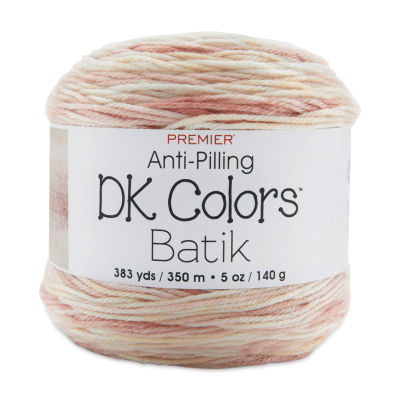 Premier Yarn Anti-Pilling DK Colors Batik Yarn - Rosy Posy (side view with label)