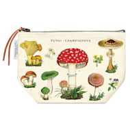 Cavallini Vintage Mushrooms Cotton Pouch