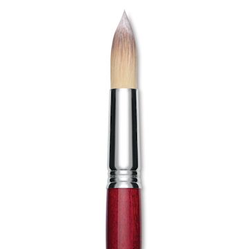 Open in modal - Escoda Opera Takatsu Synthetic Brush - Round, Long Handle, Size 22 close up